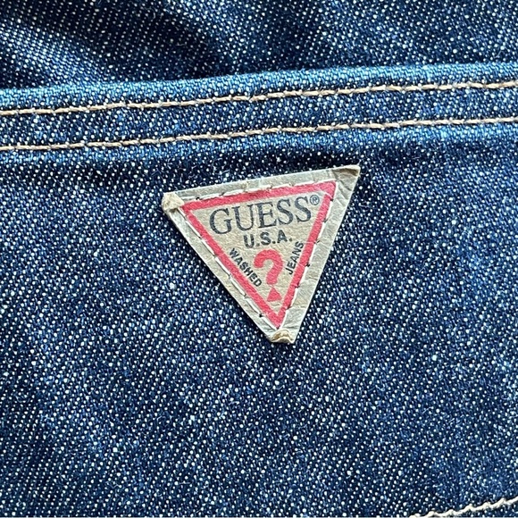 Guess Jeans Classic Fit Straight Leg  Vtg Men's Jeans Size 38 Made In The USA - Picture 10 of 16